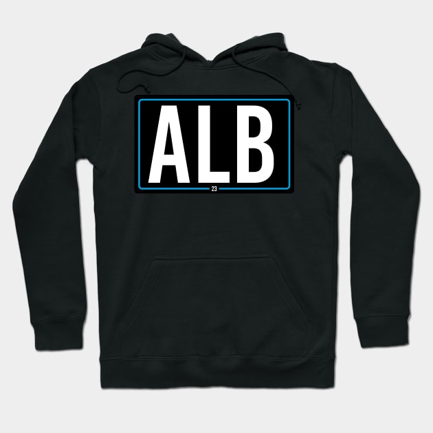 Alexander Albon 23 - Driver Tag Hoodie by GreazyL